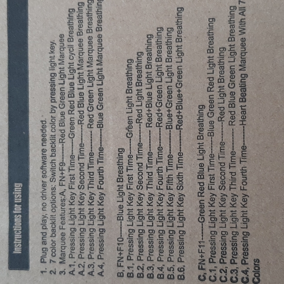 Utech Smart Backlit Gaming Keyboard - Picture 11 of 12